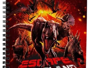 Jurassic World Notebook With 3D Effect Escape