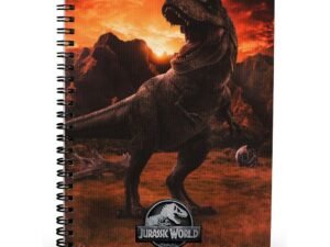 Jurassic World Notebook With 3D Effect Into The Wild A5