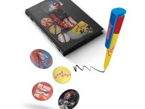 Chucky 6 Piece Stationery Set Vhs Notebook And Pen