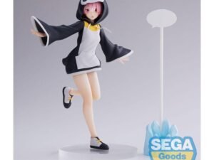 Re Zero Starting Life In Another World Pvc Statue Ram Kotoriasobi Pink 20 Cm