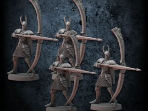 Dark Souls The Board Miniatures Silver Knight Greatbowmen