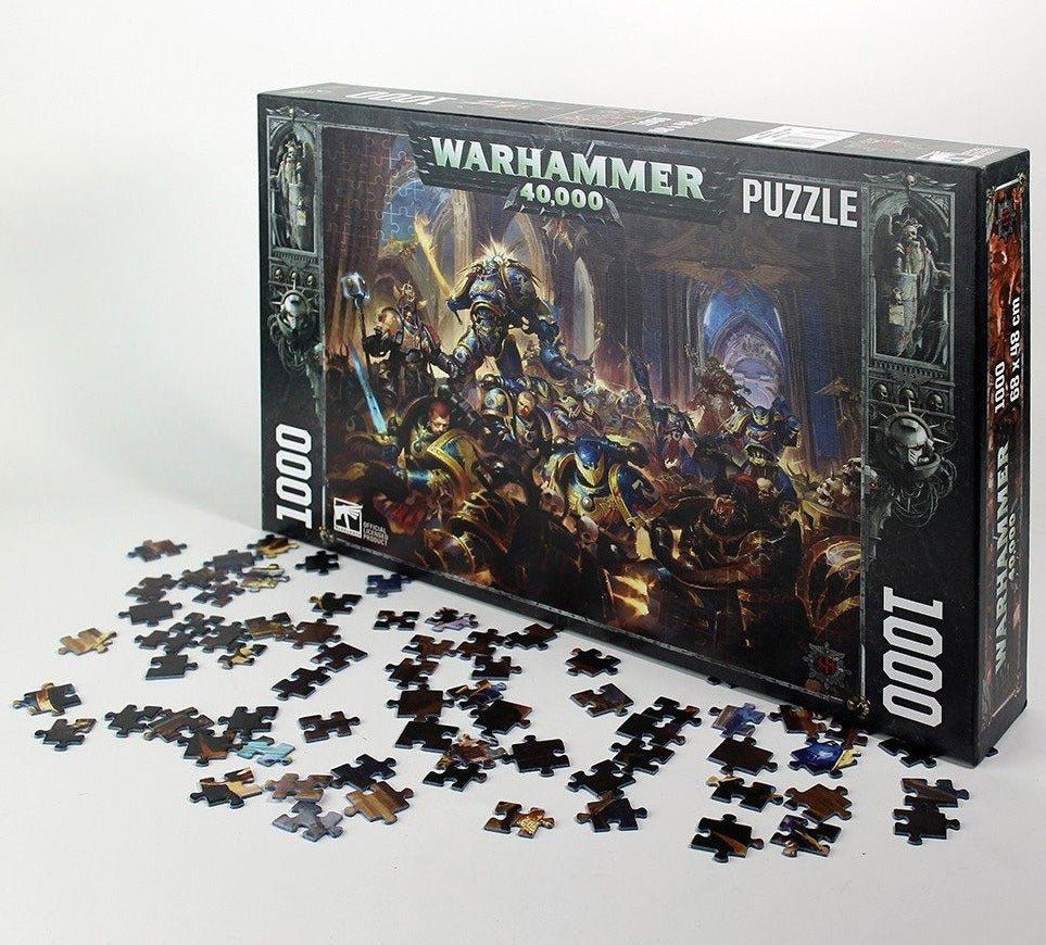 Warhammer 40K Jigsaw Puzzle Gulliman Vs Black Legion 1000 Pezzi
