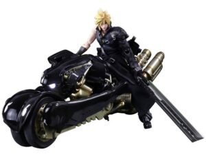 Final Fantasy Vii Advent Children Play Arts Kai Action Figure Cloud Strife Fenrir 28 Cm