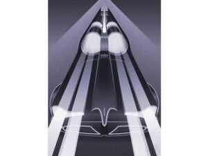 Dc Comics Art Print Batmobile Classic Tv Series 46 X 61 Cm Unframed