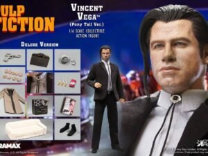 Pulp Fiction My Favourite Movie Action Figure 1 6 Vincent Vega 2 0 Pony Tail Deluxe Version 30 Cm