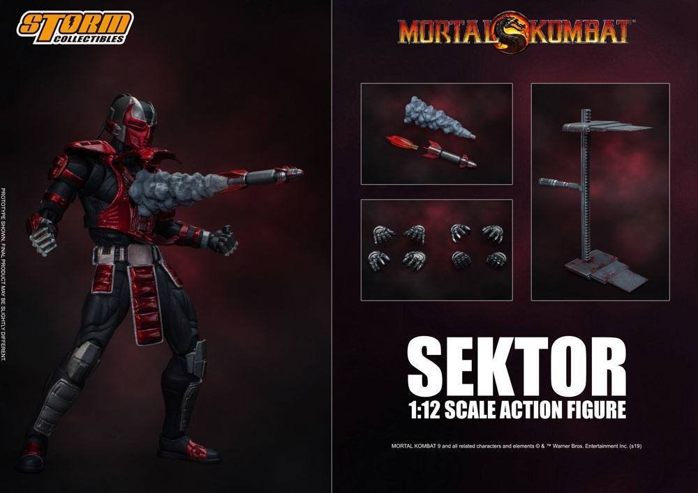 Mortal Kombat Action Figure 1 12 Sektor 18 Cm Beast Kingdom