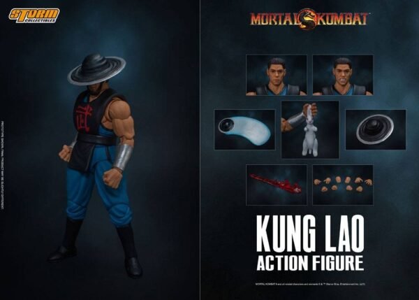 Kung Lao Mortal Kombat Action Figure 1 12 18 Cm August 2021