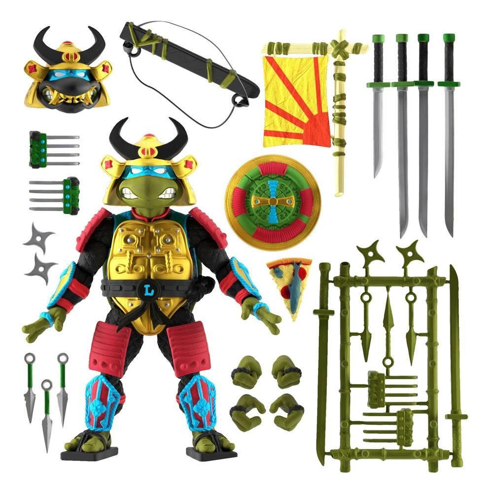 Leo The Sewer Samurai Teenage Mutant Ninja Turtles Ultimates Action Figure 18 Cm