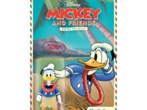 Donald Duck Hawaiian Holiday Disney Reaction Action Figure Wave 2 Vintage Collection 10 Cm