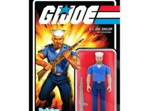 Gi Joe Reaction Action Figure Blueshirt Beard Pink Wave 2 10 Cm