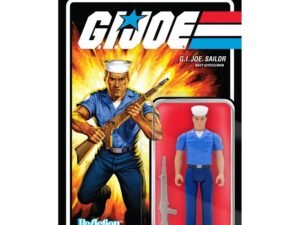 Gi Joe Reaction Action Figure Blueshirt Clean Light Brown Wave 2 10 Cm