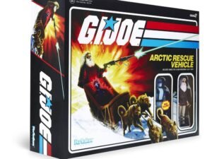 G I Joe Reaction Action Figures Arctic Rescue Vehicle Snake Eyes Blind Woodsman