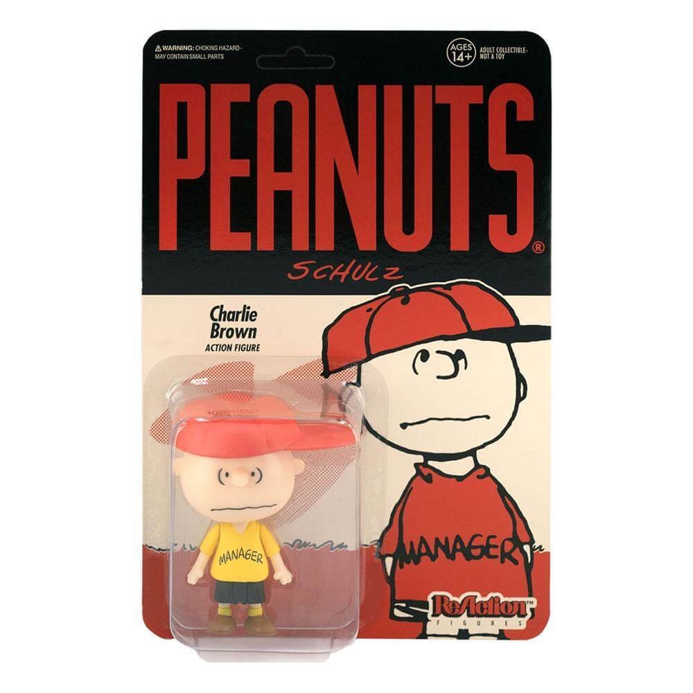 Charlie Brown Manager Peanuts Reaction Action Figure Wave 2 10 Cm End March 2021
