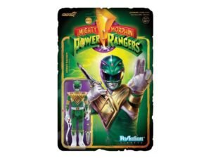 Mighty Morphin Power Rangers Reaction Action Figure Green Ranger Battle Damaged 10 Cm