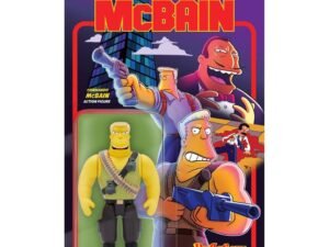 Mcbain Mcbain Commando The Simpsons Reaction Action Figure Wave 1 10 Cm
