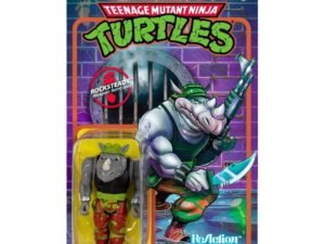 Rocksteady Teenage Mutant Ninja Turtles Reaction Action Figure 10 Cm April 2021