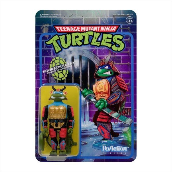 Teenage Mutant Ninja Turtles Reaction Action Figure Samurai Leonardo 10 Cm