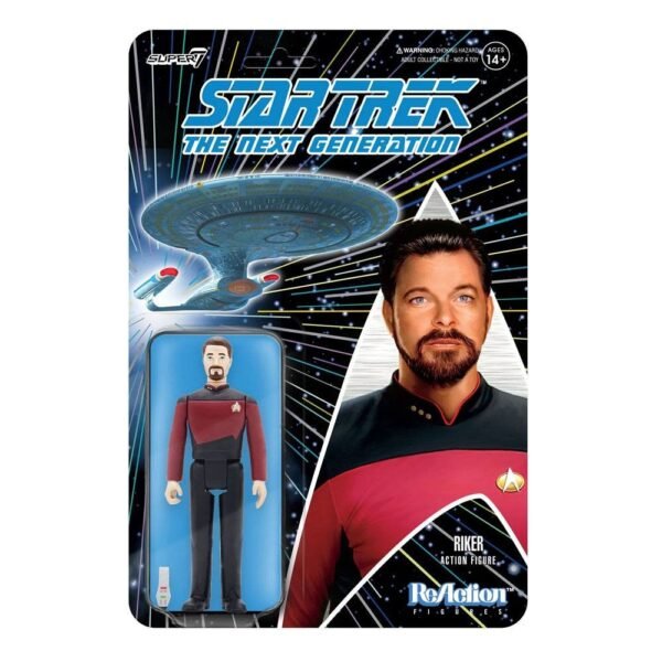 Commander Riker Star Trek The Next Generation Reaction Action Figure Wave 2 10 Cm