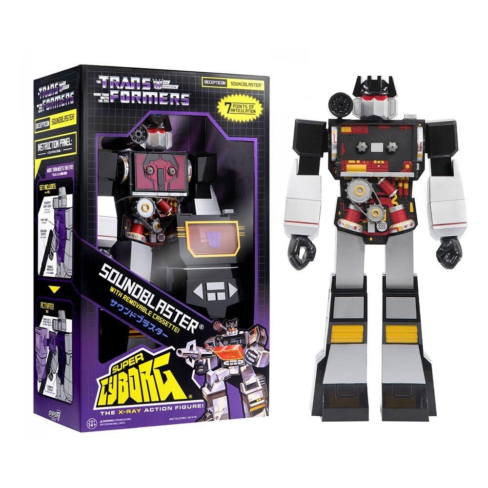 Transformers Action Figure Super Cyborg Soundwave Soundblaster 28 Cm