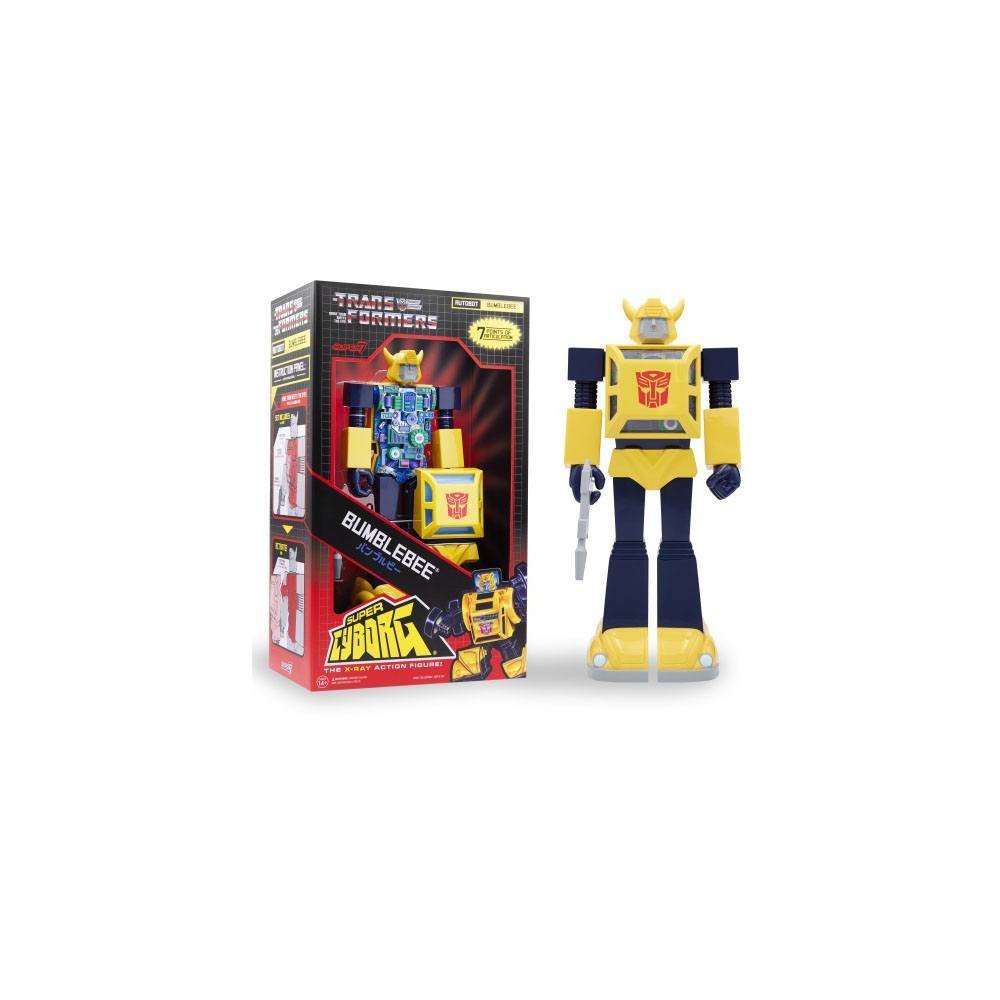 Transformers Super Cyborg Action Figure Bumblebee Full Color 28 Cm