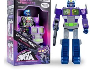 Transformers Super Cyborg Action Figure Optimus Prime Shattered Glass Purple 28 Cm