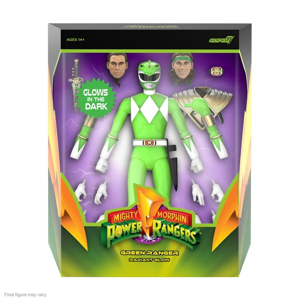 Green Ranger Glow Power Rangers Ultimates Action Figure 18 Cm