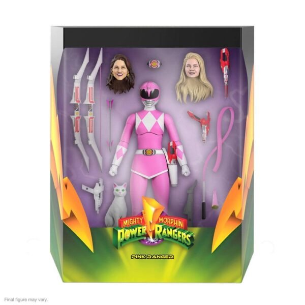Pink Ranger Mighty Morphin Power Rangers Ultimates Action Figure 18 Cm