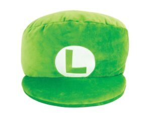 Mario Kart Mocchi Mocchi Plush Figure Luigi Hat 18 Cm