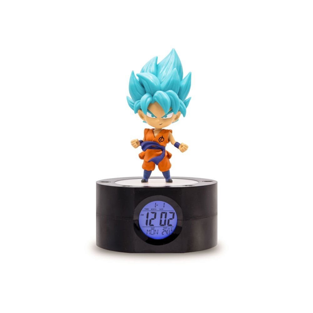 Goku Ss God Dragon Ball Super Alarm Clock With Light Sveglia 18 Cm