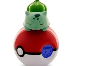 Bulbasaur Pokemon Alarm Clock Pokeball With Light Sveglia 18 Cm