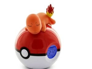 Charmander Pokemon Alarm Clock Pokeball With Light Sveglia 18 Cm