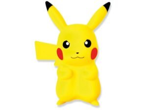 Pikachu Angry Pokemon Led Light 25 Cm Lampada
