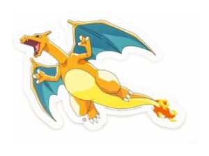 Charizard Pokemon Led Wall Lamp Light Lampada 30 Cm