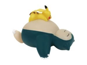 Snorlax And Pikachu Sleeping Pokemon Led Light Lampada 25 Cm