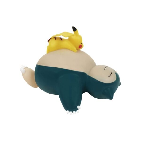 Snorlax And Pikachu Sleeping Pokemon Led Light Lampada 25 Cm