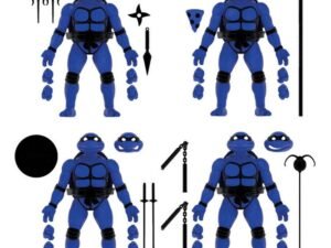 Teenage Mutant Ninja Turtles Bst Axn Action Figure 4 Pack Midnight Turtles Sdcc Exclusive 13 Cm