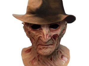 A Nightmare On Elm Street 4 The Dream Master Deluxe Latex Mask With Hat Freddy Krueger