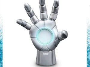 Marvel Heroic Hands Life Size Statue 2C Iron Man Grey Armor 23 Cm