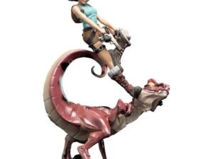 Tomb Raider Mini Epics Vinyl Figure Lara Croft Raptor 24 Cm