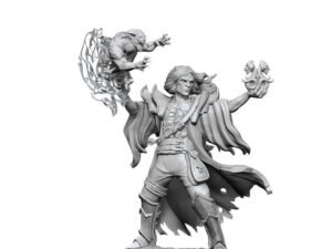 Dungeons Dragons Frameworks Miniature Model Kit Human Warlock Male