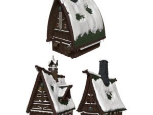 D D Icons Of The Realms Icewind Dale Rime Of The Frostmaiden Papercraft Set Ten Towns
