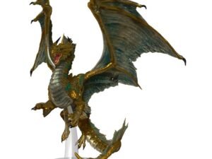 D D Icons Of The Realms Premium Miniature Pre Painted Adult Bronze Dragon