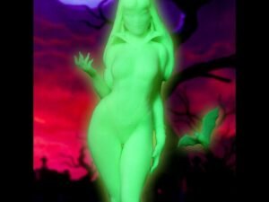 Vampirella Plastic Model Kit 1 8 Glow In The Dark 23 Cm