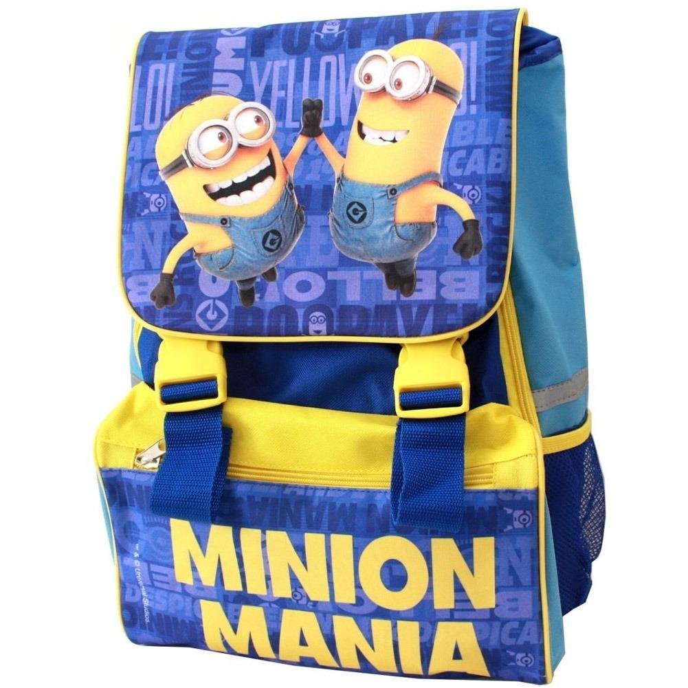 Schoolpack Minions Zaino Estensibile E Astuccio 3Zip