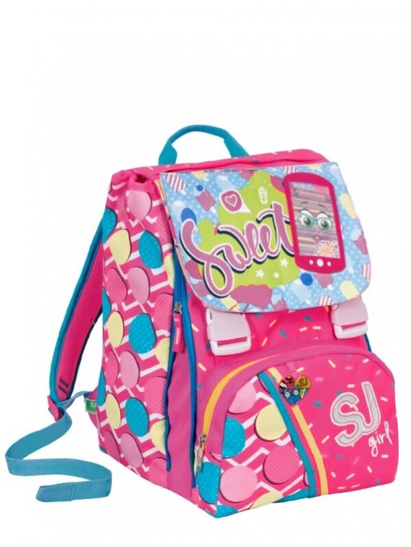 Zaino Scuola Sj Gang Girl Estensibile Sdoppiabile Seven
