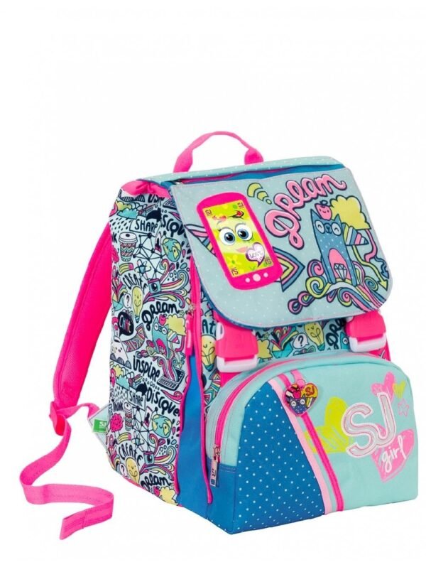 Zaino Scuola Sj Gang Girl Estensibile Sdoppiabile Seven 2
